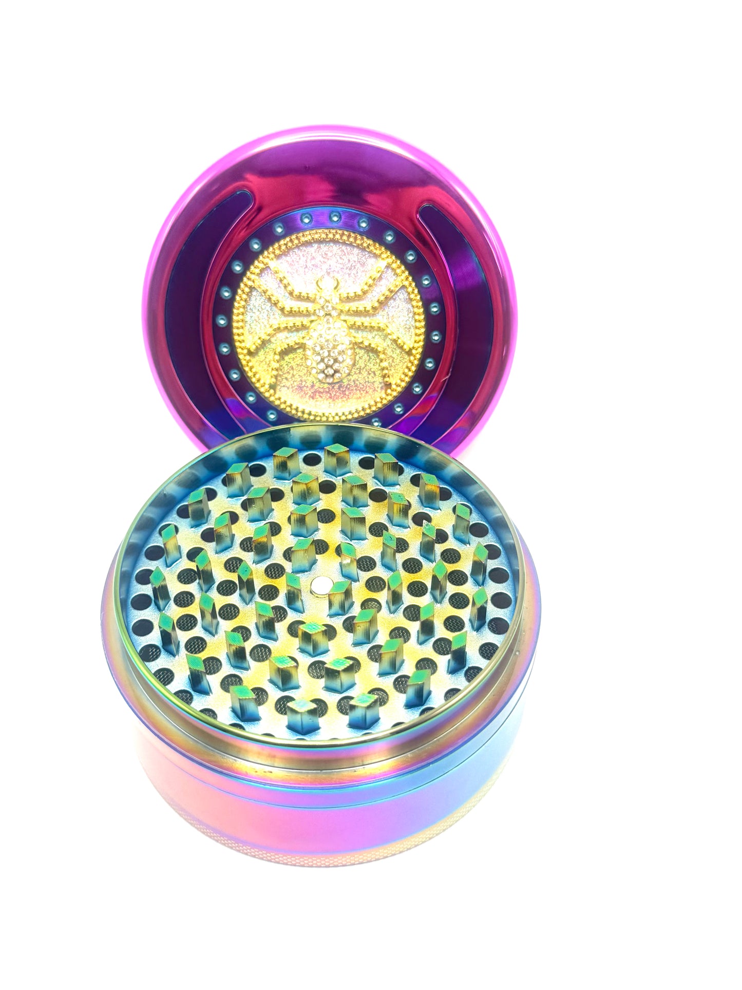 Spider Emblem Multicolor Herb Grinder