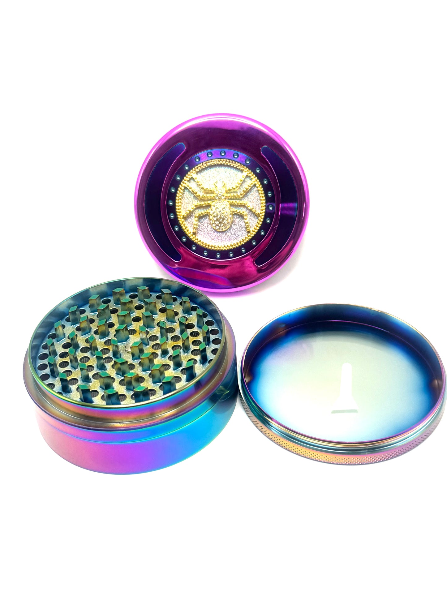 Spider Emblem Multicolor Herb Grinder